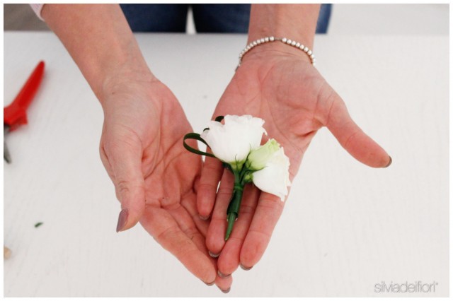 bottoniere lisianthus