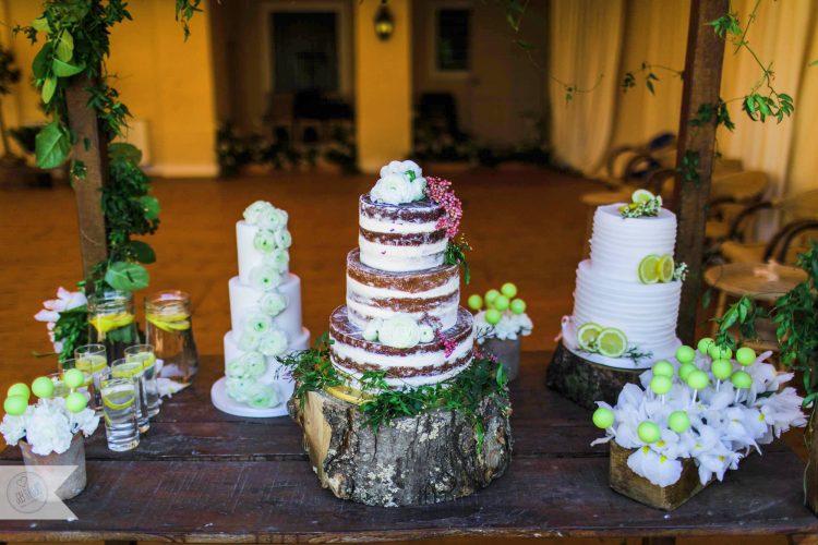 allestimento torta per ricevimento matrimonio