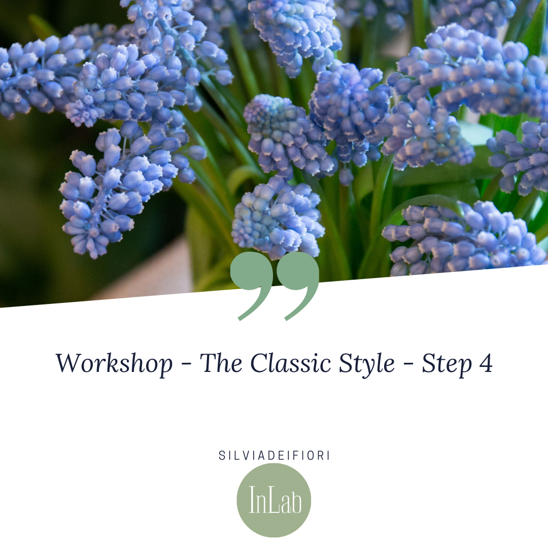 Floral Design Online Course - Basic Workshop - The Classic Style - Step 4
