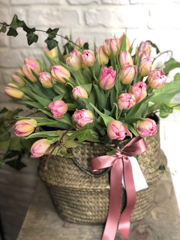 Basket of Tulips