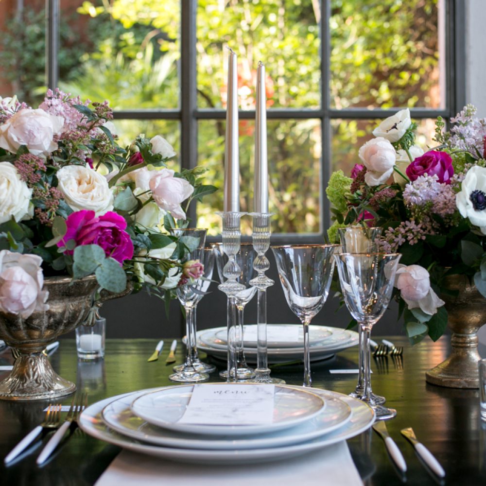 fiori per allestimento matrimonio moderno