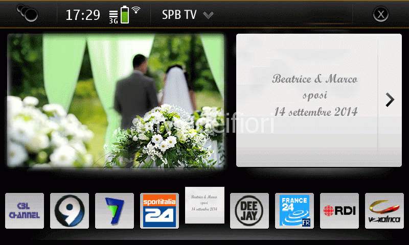 matrimonio in streaming