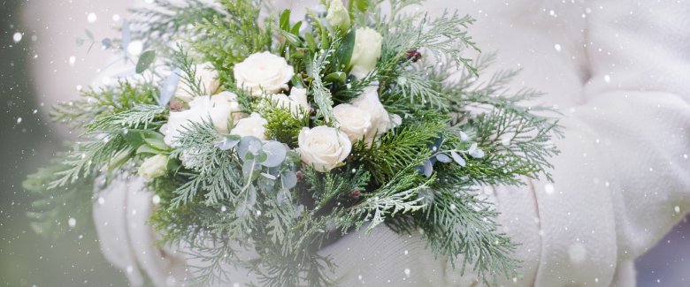 bouquet con verde