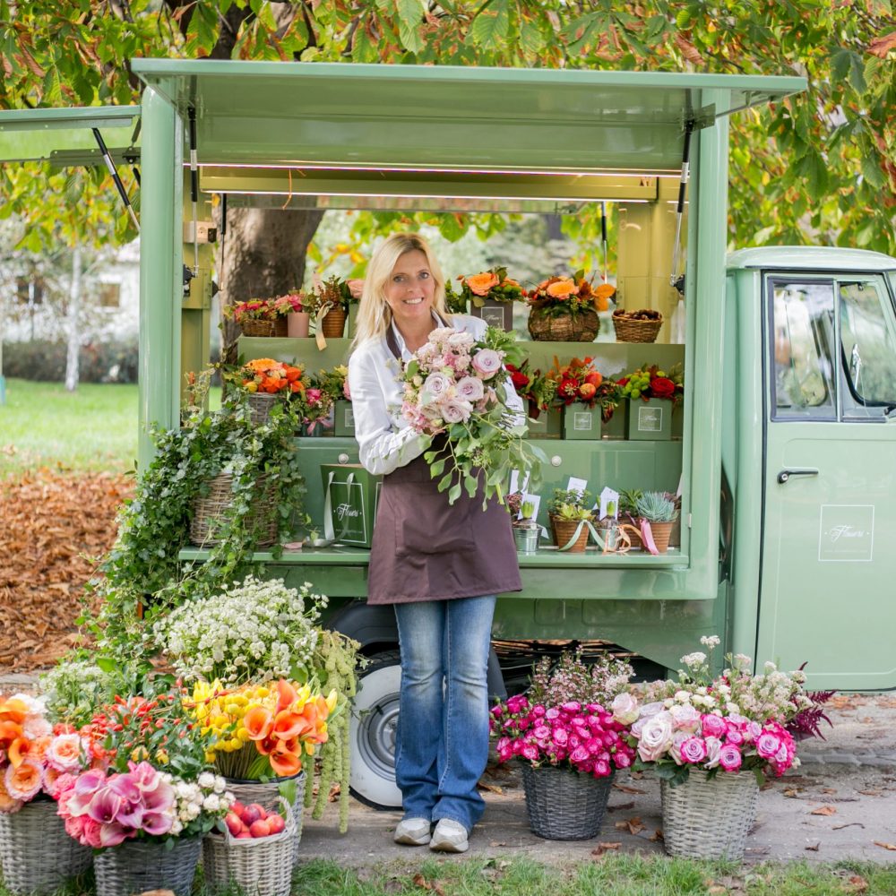 Flower truck Vendita fiori on line Milano